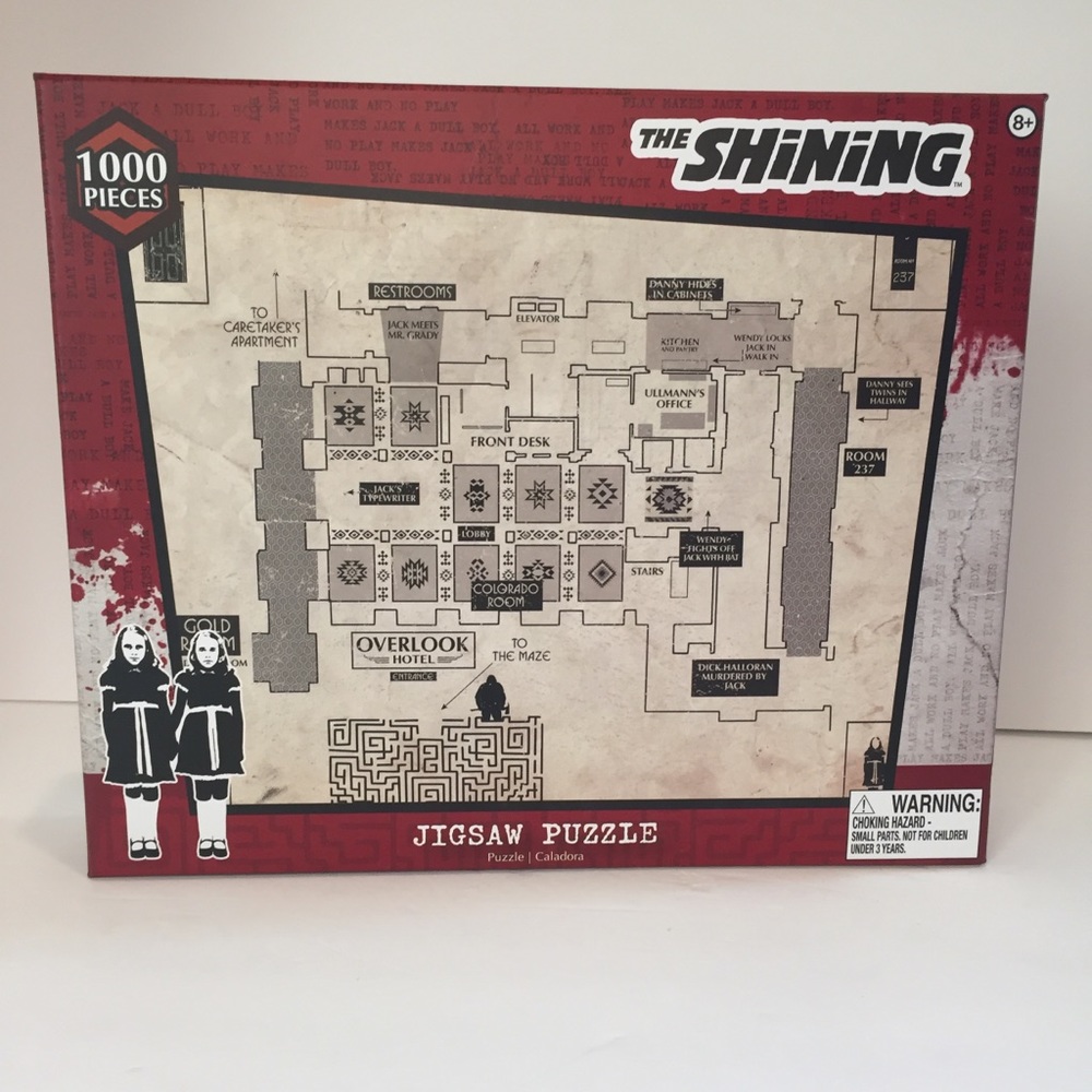 The shining movie 1000 piece puzzle overlook hotel